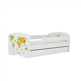HAPPYKIDS Dječji krevet Dreamy karta 180x80 bez madraca bez ladice Bijela | shoptok.hr
