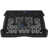 cooler NS02 1Fan 2USB LED Black