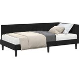 vidaXL Kotni okvir postelje z matrico z vzglavjem 2 pcs Črna Žamet, (5000155858) | Shoptok.si