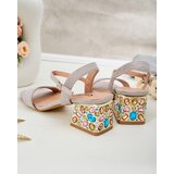 Resti Women's Sandals on a post with crystals Ohvare | shoptok.hr
