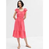 GAP Muslin midi dress with frills - Women | shoptok.hr