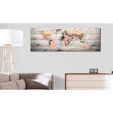  Slika - World Maps: Wooden Travels 150x50 | shoptok.hr