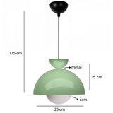 Opviq Viseća svjetiljka s metalnim sjenilom ø 25 cm Arta – | shoptok.hr