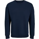 Jack & Jones Plus Sweater majica 'Bradley' mornarsko plava