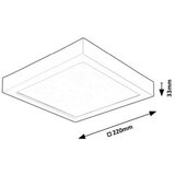 Rabalux Shaun2 Ugradna i nadgradna rasveta ( 71215 ) | ePonuda.com