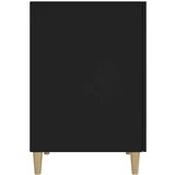  Pisalna miza črna 140x50x75 cm konstruiran les, (20640822) | Shoptok.si