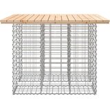 vidaXL Vrtna klupa s gabionskim dizajnom 100x102x72cm masivna borovina | shoptok.hr