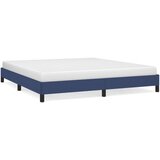  Posteljni okvir moder 160x200 cm blago, (20794743) | Shoptok.si