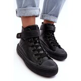 Big Star Women's Padded Platform Sneakers Black | Shoptok.si