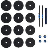  2-u-1 set bučica i olimpijske šipke 20 kg Crna i Plava | shoptok.hr