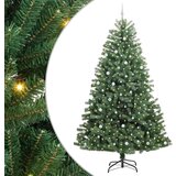 vidaXL Umjetno božićno drvce s nogom Zelena 270 cm PVC i metal | shoptok.hr