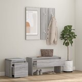  Set namještaja za hodnik boja sivog hrasta sonome drveni | shoptok.hr