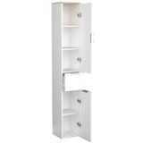 MID.YOU Visoka Omara Donali, Bela, Barva Hrasta | Shoptok.si