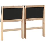  Tapecirani uzglavlje Tamno siva 135 cm Čvrsto borovo drvo | shoptok.hr