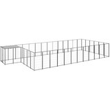  Kavez za pse crni 22,99 m² čelični | shoptok.hr