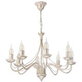  Luster na lancu ANTON 8xE14/60W/230V bela patina | Eponuda.com