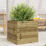Maison Chic Vrtno cvetlično korito - Cvetlični Lonec 50x50x45,5 cm impregnirana borovina, (21790240) | Shoptok.si