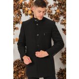 Dewberry PLT8367 MEN'S COAT-DARK PLAIN BLACK Cijene