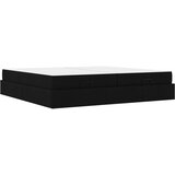  Okvir kreveta s madracem s madracem 2 pcs Crna tkanina | Eponuda.ba