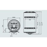 Ariston električni grelnik vode ari 200 vert 560 ther mo eu (3000327) | Shoptok.si