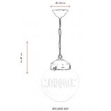 Opviq BFE 68187 BSY Plafonska lampa, crna | Eponuda.ba