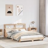 vidaXL Okvir kreveta bez madraca 120 x 190 cm od masivne borovine | shoptok.hr