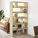 vidaXL Pregrada za prostor sonoma hrast 100x33x187,5 cm inženirski les | Shoptok.si