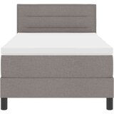 Box Spring krevet s madracem i LED svjetlom taupe 80 x 200 cm tkanina | shoptok.hr