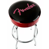 Fender Red Sparkle Logo 30" Barska stolica Crna-Crvena Barska stolica