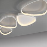 SCHÖNER WOHNEN 14039-16 - LED prigušiva plafonska svetiljka PEBBLES LED/35,5W/230V bela | Eponuda.com