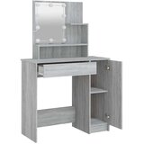  Toaletni stolić LED boja hrasta sonome 86,5x35x136 cm | shoptok.hr