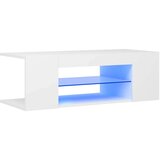 vidaXL TV ormarić s LED svjetlima bijeli 90 x 39 x 30 cm | shoptok.hr