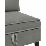  Set namještaja za dnevni boravak 4 pcs Tamnosiva Tkanina | Eponuda.com