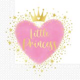 Procos Komplet papirnatih prtičkov Little Princess – 2-slojni, 33x33 cm, 20 kosov | Shoptok.si