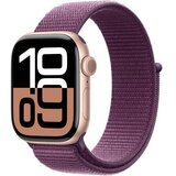 Apple Watch Series 10 [GPS 46mm case] Smartwatch with Rose Gold Aluminium Case with Plum Sport Loop. Fitness Tracker, ECG App, Always-On Retina Display, Carbon Neutral | ePonuda.com