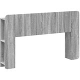  Glava kreveta s ormarićem Siva sonoma Konstruirano drvo - Siva sonoma 120 cm | shoptok.hr