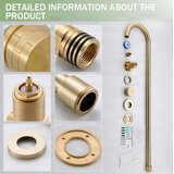 ELITE EDITION Prostostoječa talna armatura za umivalnik | Pipa BSF1025 — Črna | Shoptok.si