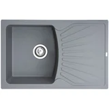 granitna sudopera XQuadro Plus 77 grafit