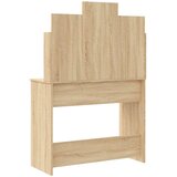  Toaletni stolić s LED svjetlima boja hrasta sonome 96x40x142 cm | shoptok.hr