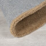 Flair Rugs Sivo-bež ročno tkana volnena preproga 160x230 cm Mia Ellipse – | Shoptok.si