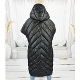 Pri Long jacket women's coat with diagonal quilting Warm LUCY | shoptok.hr