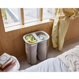 Joseph Joseph Svetlo siv tekstilni koš za perilo 2x40 l Duo – | Shoptok.si