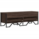 TV ormarić smeđa boja hrasta 122 x 34 x 41 cm konstruirano drvo | shoptok.hr