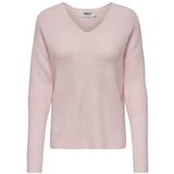 Only ONLCAMILLA V-NECK Ružičasta | shoptok.hr