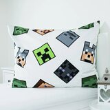 Jerry Fabrics Zelena dječja posteljina za krevet za jednu osobu od mikrovlakana 140x200 cm Minecraft Block Stack – | shoptok.hr