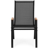 Multi Garden set od 2 vrtne stolice za terasu ili balkon, crne | shoptok.hr