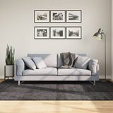 vidaXL Čupavi moderni tepih s visokim vlaknima antracit 160x230 cm Cijene