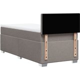  Krevet s oprugama i madracem smeđesivi 80x200 cm od tkanine | shoptok.hr
