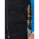 DStreet Bluza męska rozpinana z kapturem niebieska | Shoptok.si