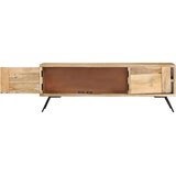 vidaXL TV omarica 110x30x40 cm trden mangov les | Shoptok.si